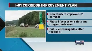 VDOT Seeks Public Input on I-81 Corridor Project