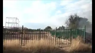 Veld fire near children