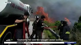 Veld fire on N2 road contained