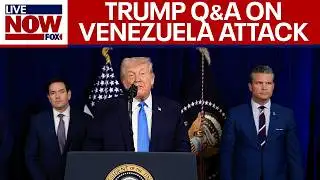 Venezuela attacks: Trump takes questions on Maduro capture