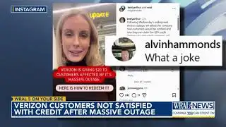 Verizon customers not satisfied with credit after nationwide outage