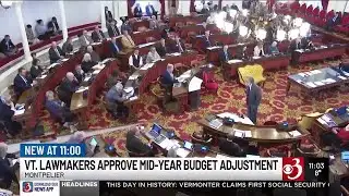 Vermont House passes mid-year budget adjustment