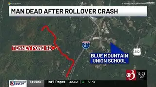 Vermont man dies after pickup rolls over into pond