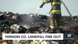 Vernon Co. landfill fire out