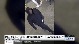 Versailles police arrest man in connection with bank robbery