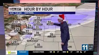 Very mild and dry Christmas Eve and Day