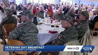 Veterans Day breakfast returns to Duquesne University for 27th year
