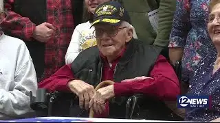 Veterans Day celebration in Anthony honors WWII vet