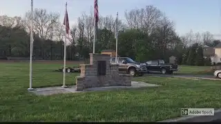 Veterans memorial vandalized