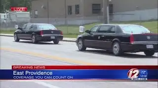Vice President Joe Biden arrives in East Providence