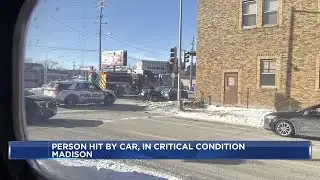 Victim in critical condition, driver cited in Madison crash involving pedestrian