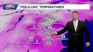 Video: Another arctic blast today