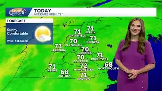Video: Another sunny, comfortable day ahead