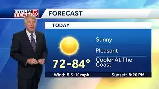 Video: Another sunny, pleasant day to close out weekend