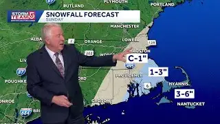 Video: Below-zero wind chills, coastal storm Sunday