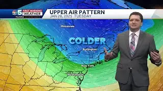Video: Bit milder this weekend followed by another arctic blast next week (1-23-25)