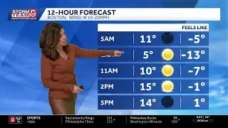 Video: Bitter cold before storm targets southeastern Mass.