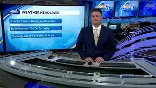 Video: Breezy, milder day