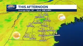 Video: Bright and mild with possible pop-up showers