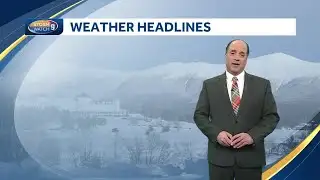 Video: Bright, chilly Saturday followed by milder Sunday