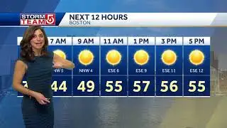 Video: Bright sunshine for a few more days