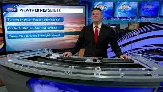 Video: Brighter and milder before cool air returns