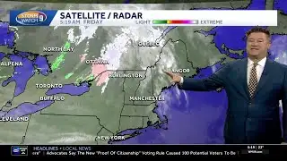 Video: Building breeze, passing showers possible Monday