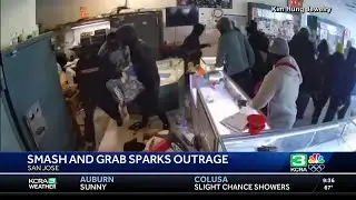 Video captures brazen smash-and-grab robbery in San Jose