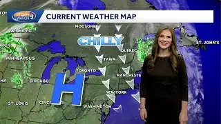Video: Chilly day before warmer weather moves in