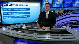 Video: Chilly with some sunshine as wintry pattern continues