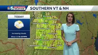 Video: Clouds increase today 6/18/21