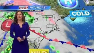 Video: Cloudy, raw string of days ahead