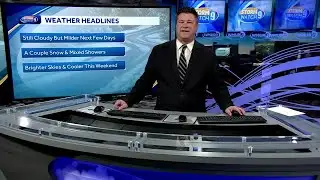 Video: Cloudy with some showers to end week