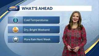 Video: Cold but dry before rain, snow chances next week