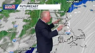 Video: Cold, windy evening ahead of weekend snow