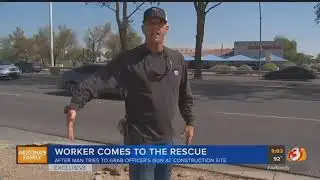 VIDEO: Construction worker speaks about stopping suspect