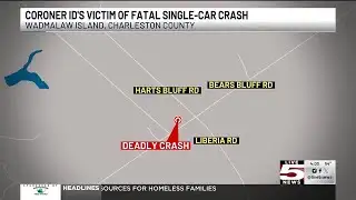VIDEO: Coroner identifies man killed in Wadmalaw Island crash