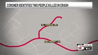 VIDEO: Coroner IDs 2 killed in early-morning Saturday crash