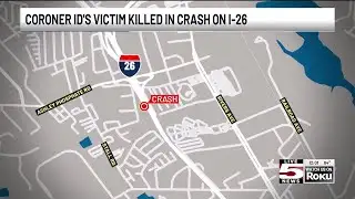 VIDEO: Coroner IDs pedestrian killed in North Charleston while trying to cross I-26