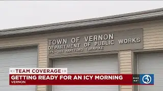 VIDEO: Crews getting ready for icy morning