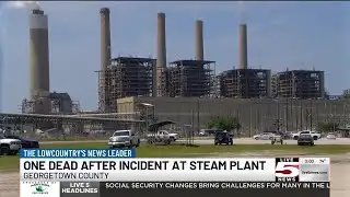 VIDEO: Crews investigate fatal accident at Georgetown County Santee Cooper facility