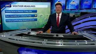 Video: Dry day before Friday storms
