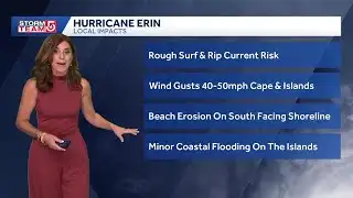 Video: Erin brings rough surf, dangerous currents