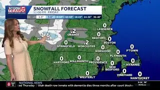 Video: Gusty wind and turning wet this weekend