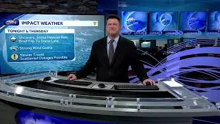 Video: Gusty winds to follow heavy rain