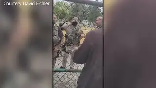 Video: ICE agents clash with Forest Park cemetery workers attempting to help man in Des Plaines Rive