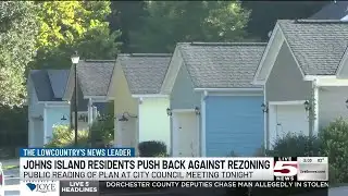 VIDEO: Johns Island residents push back as County considers new rezoning proposal
