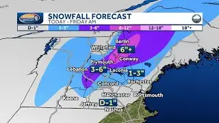 Video: Light snow changing to rain