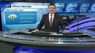 Video: Light snow moving in