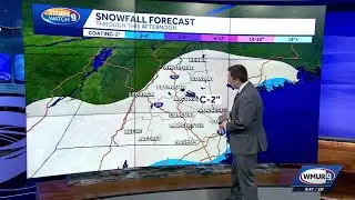 Video: Light snow Sunday to pull away